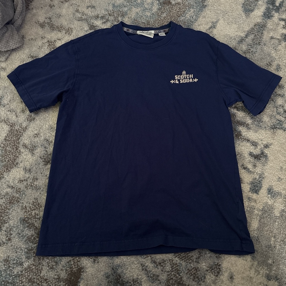 Scotch & Soda Dark Blue Short Sleeve Tee
